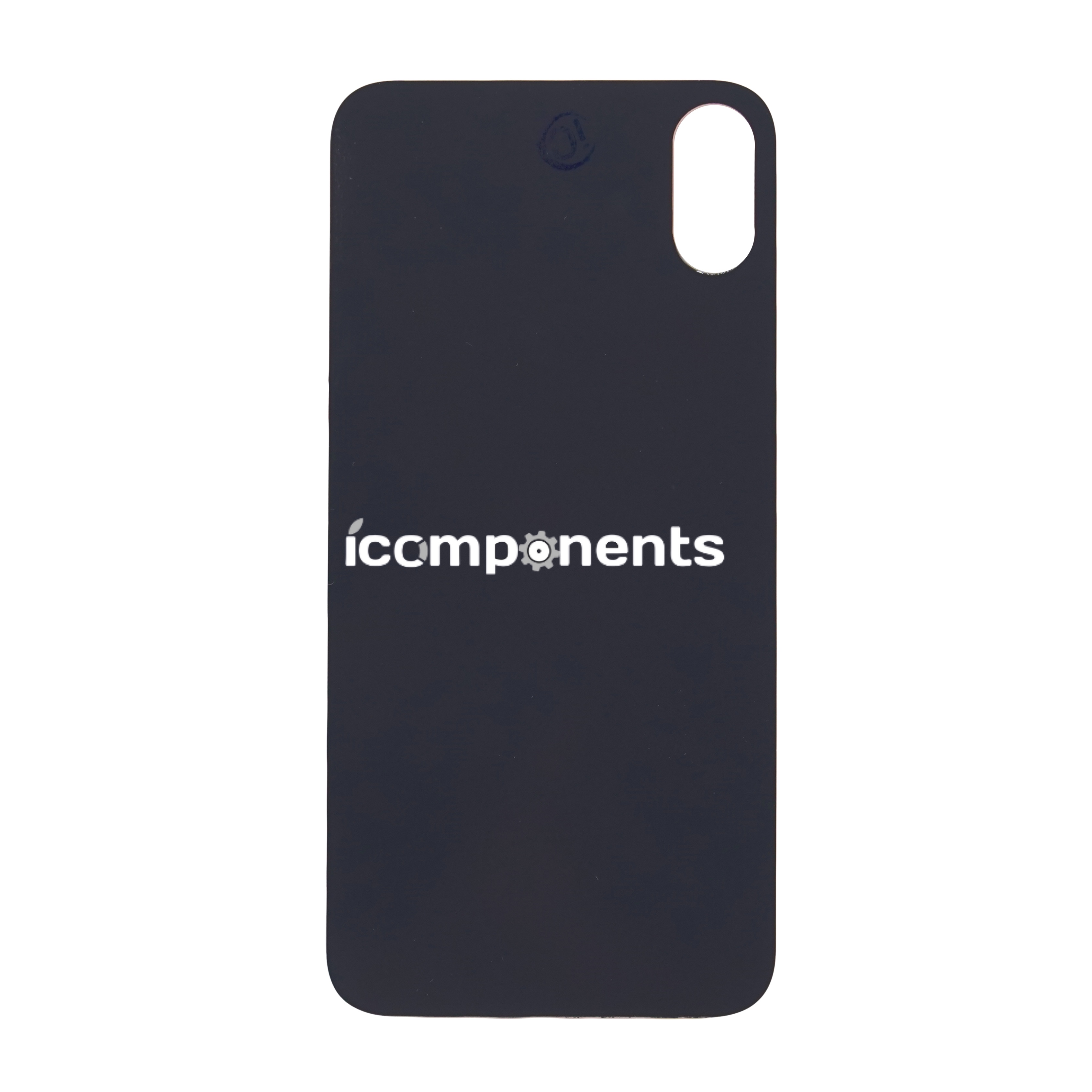 iPhone XS - Заднее стекло, золотое (широкий вырез)